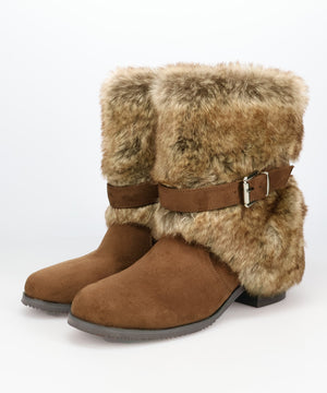 フェイクファーカバーブーツ/56407