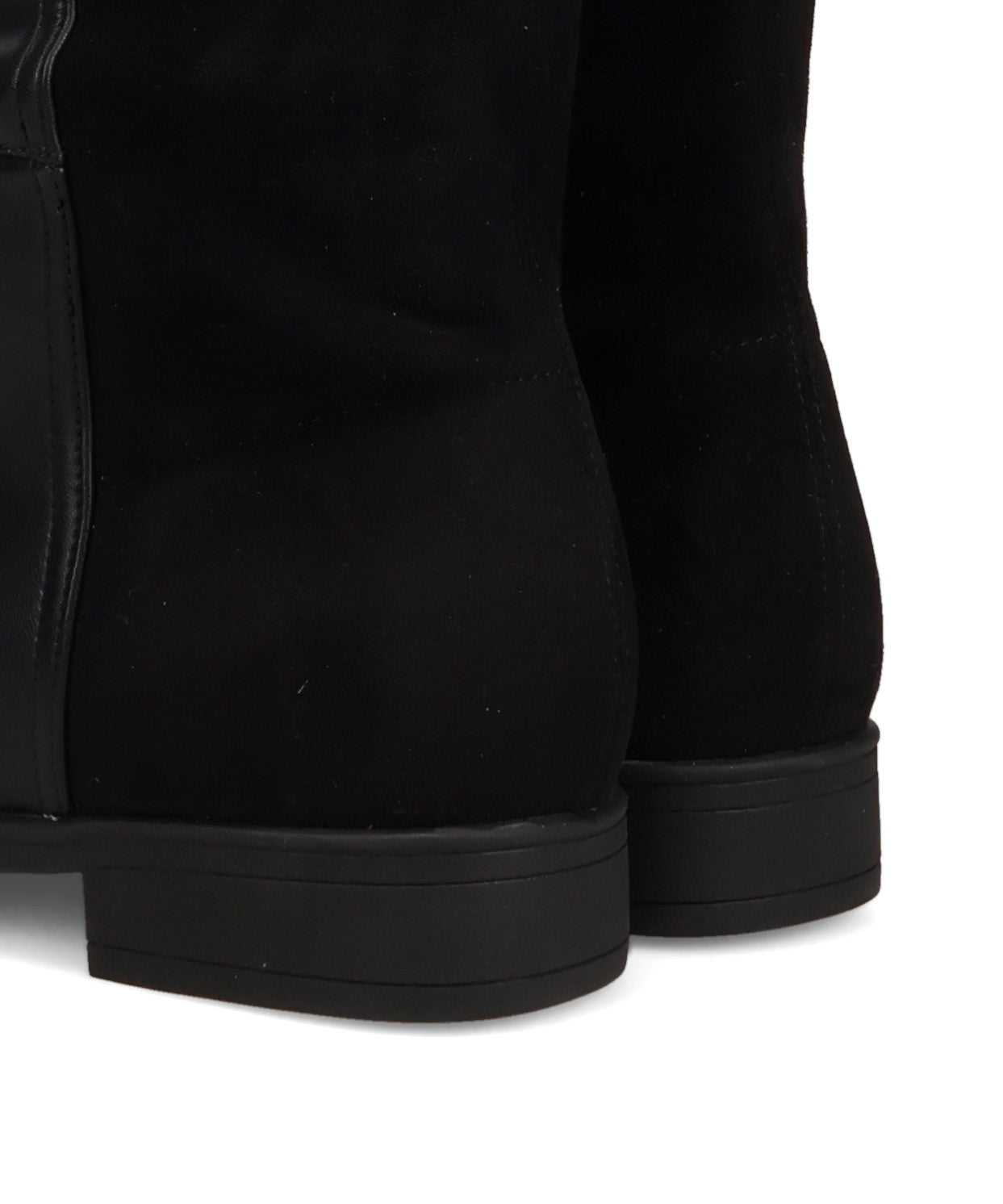 コンビ素材ストレートロングブーツ/57501