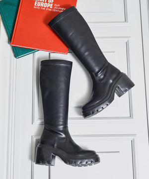 ストレッチミドル丈ブーツ/57502