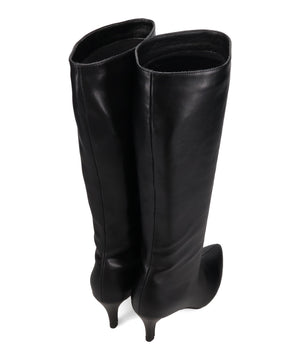 ポインテッドトゥヒールロングブーツ/57503