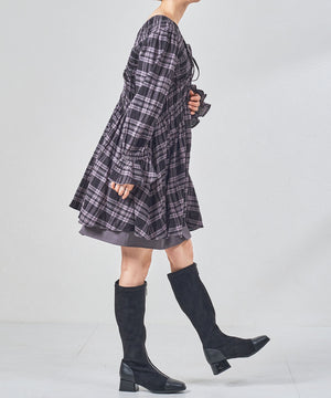 フロントジップロングブーツ/57504