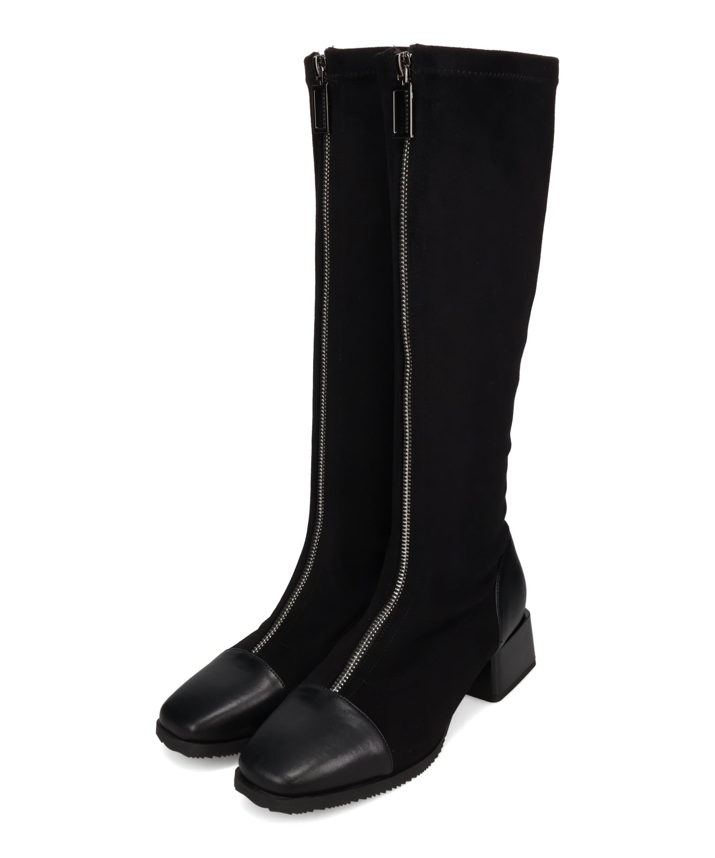 フロントジップロングブーツ/57504