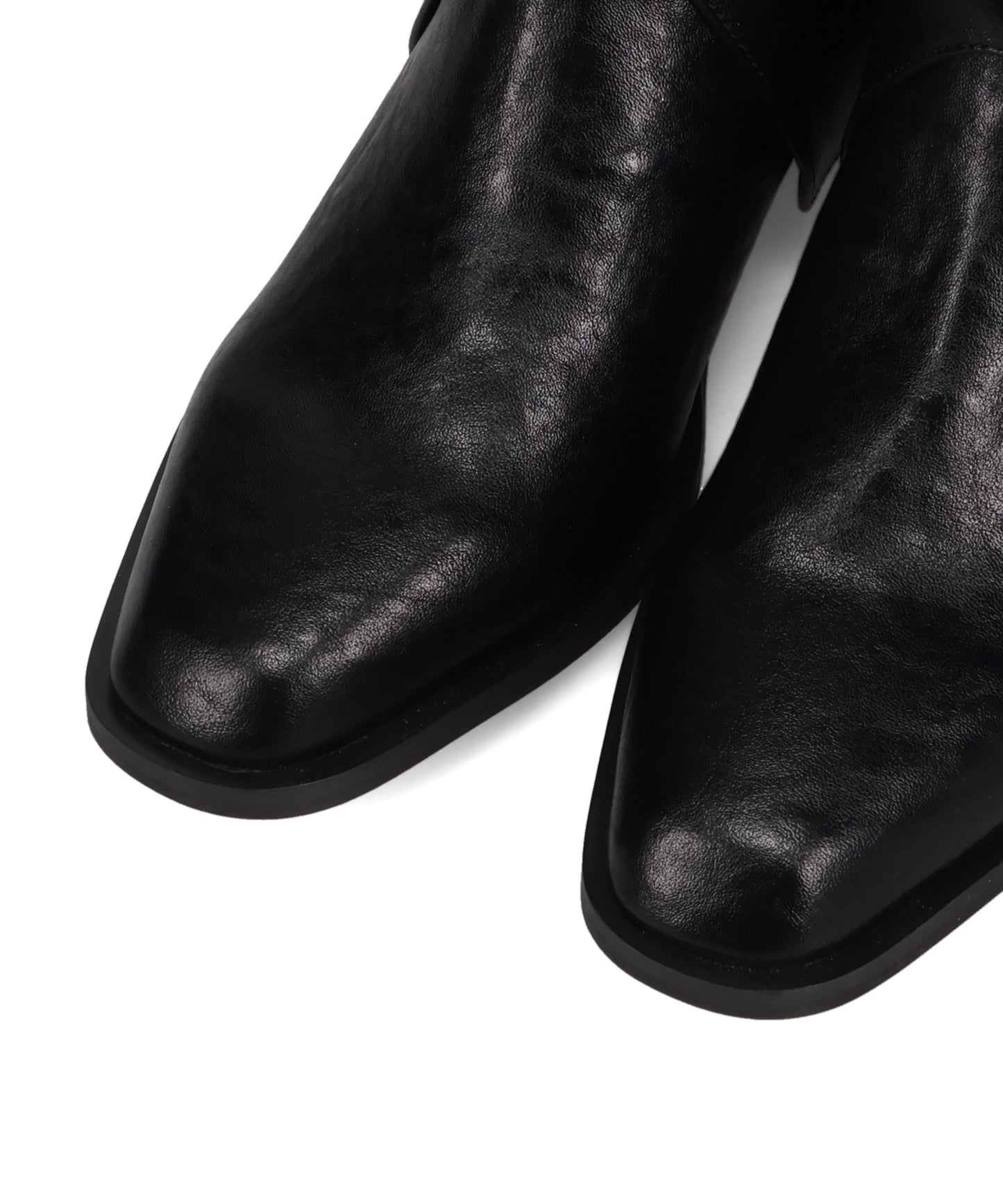 サイドバックルウエスタン風ロングブーツ/57507