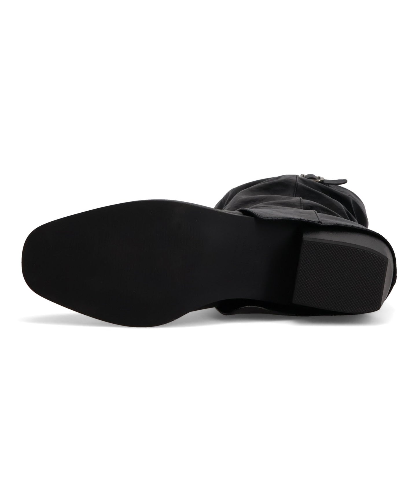 サイドバックルウエスタン風ロングブーツ/57507