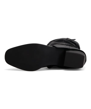 サイドバックルウエスタン風ロングブーツ/57507