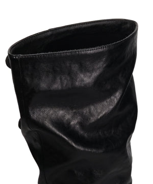 サイドバックルウエスタン風ロングブーツ/57507