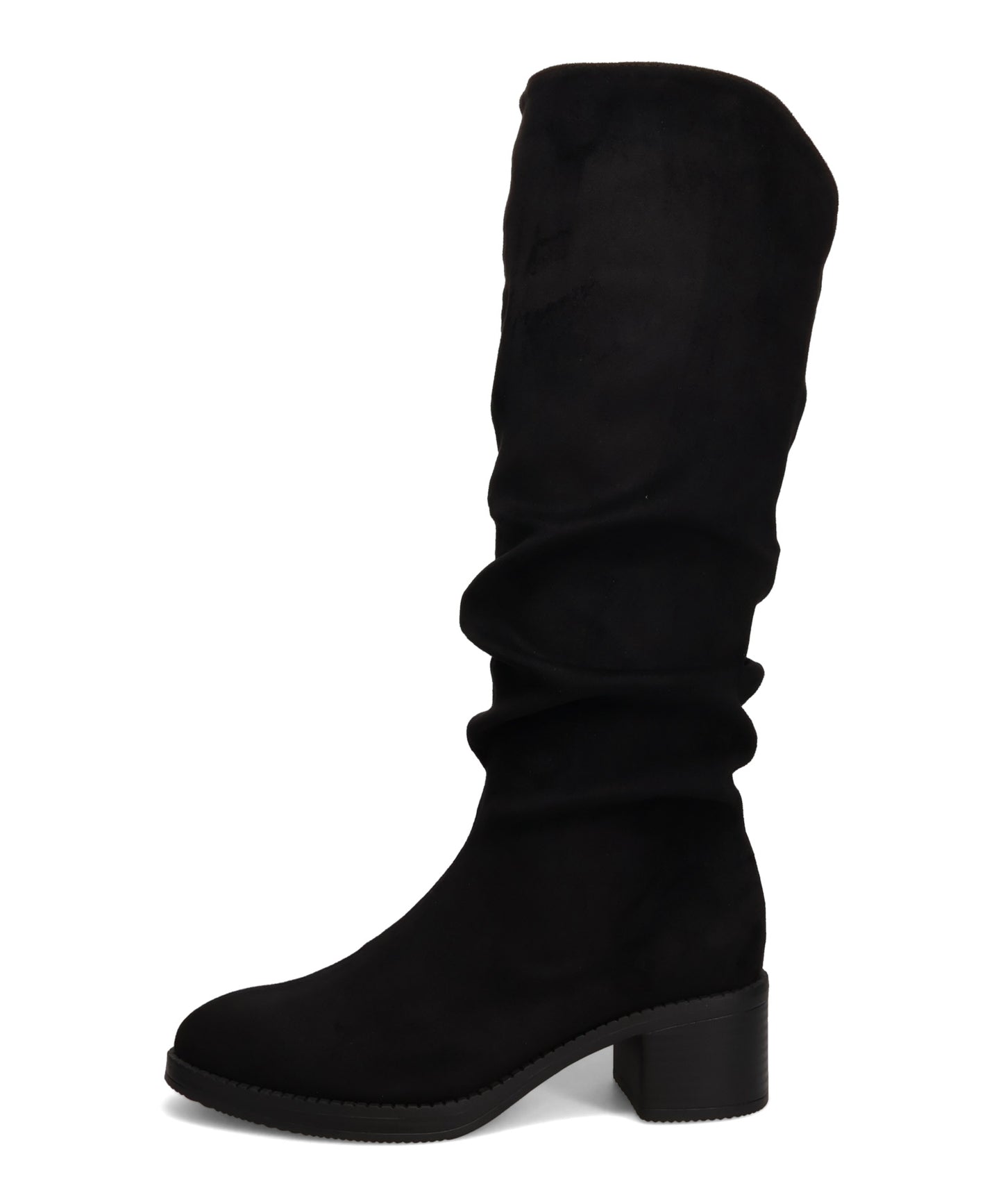 スエードルーズフィットロングブーツ/57508