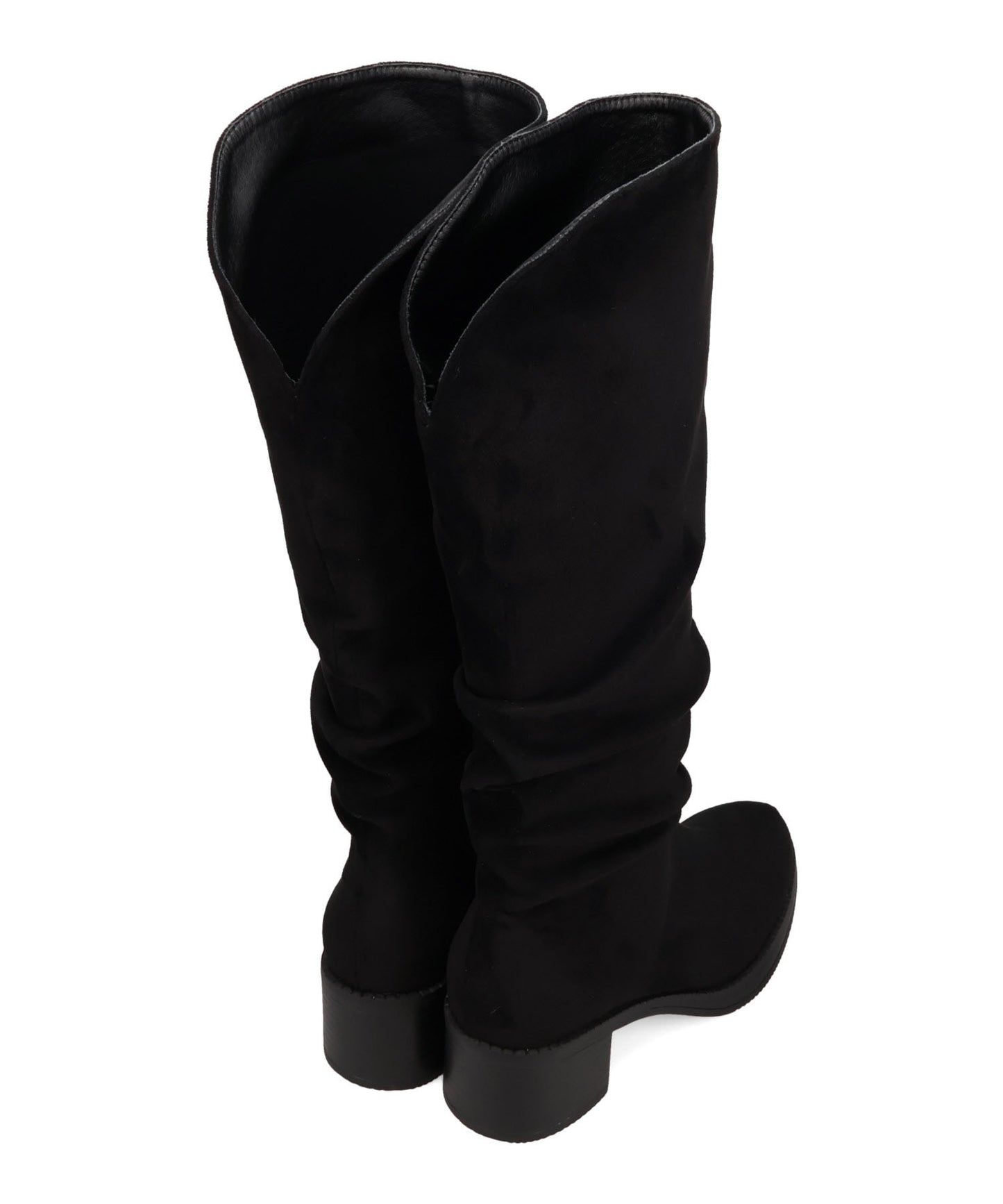 スエードルーズフィットロングブーツ/57508