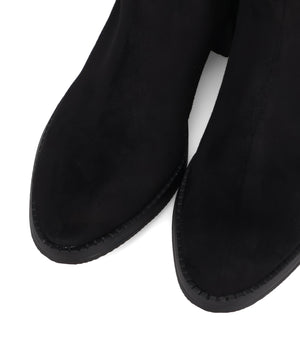 スエードルーズフィットロングブーツ/57508