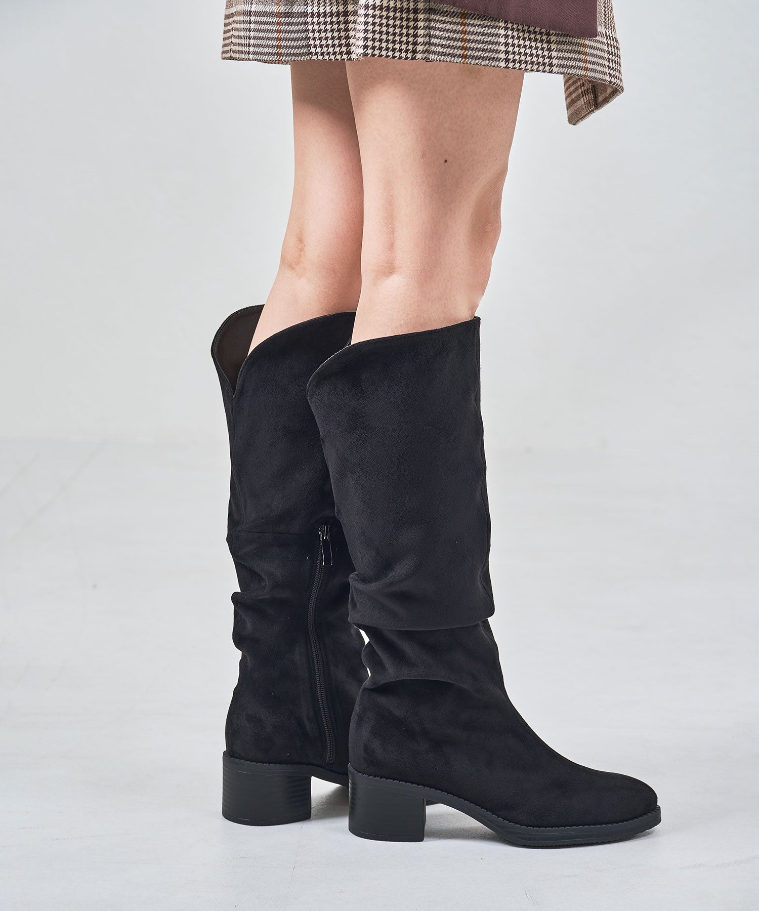 スエードルーズフィットロングブーツ/57508 – ORIENTALTRAFFIC