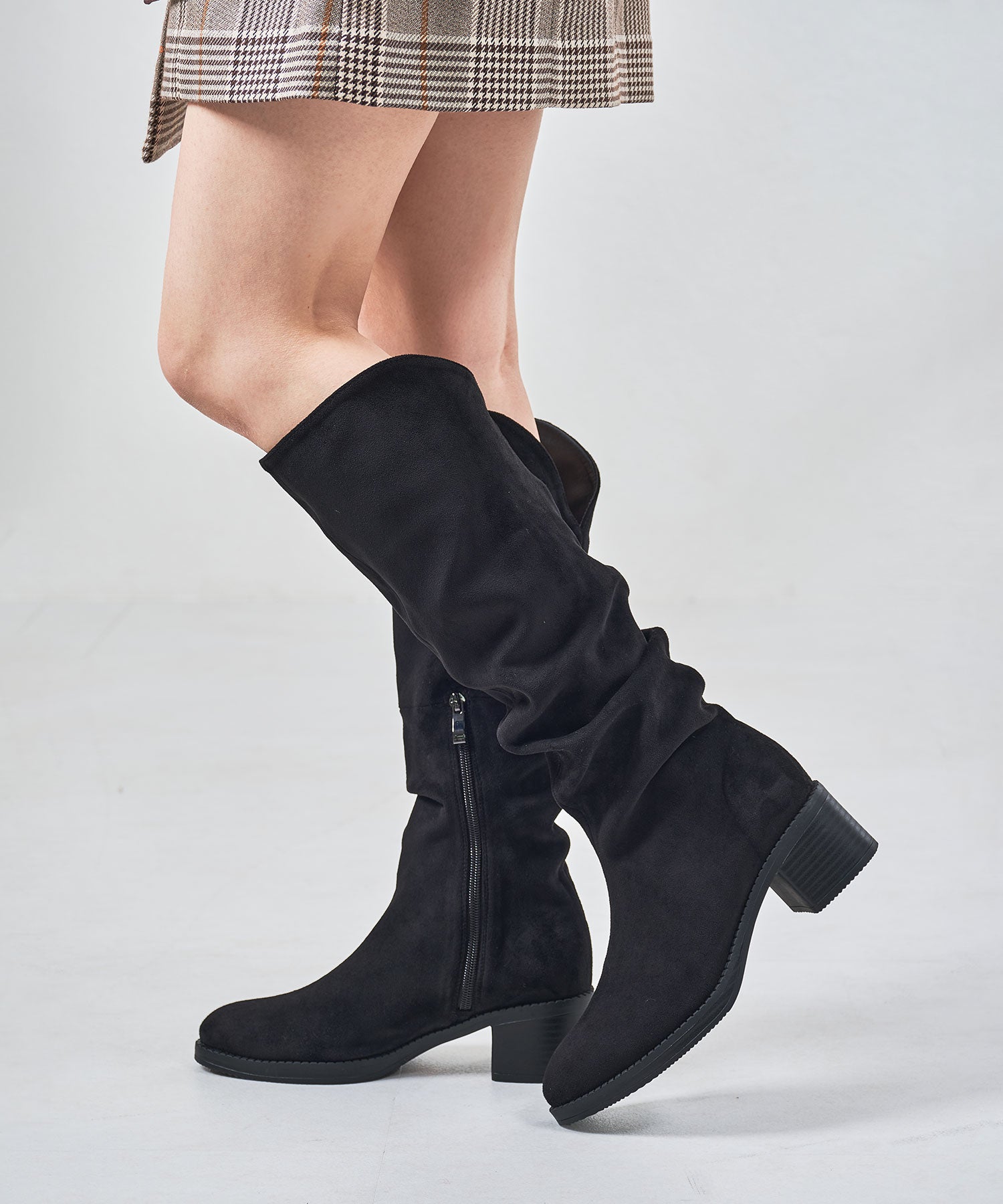 スエードルーズフィットロングブーツ/57508 – ORIENTALTRAFFIC