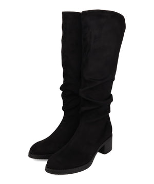 スエードルーズフィットロングブーツ/57508