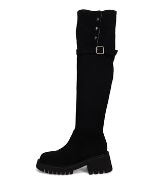 ボア折り返しニーハイブーツ/57509
