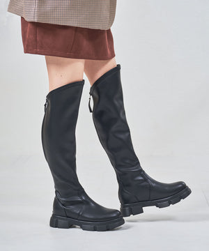 スラントカットストレッチニーハイブーツ/57510