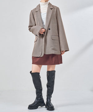 スラントカットストレッチニーハイブーツ/57510