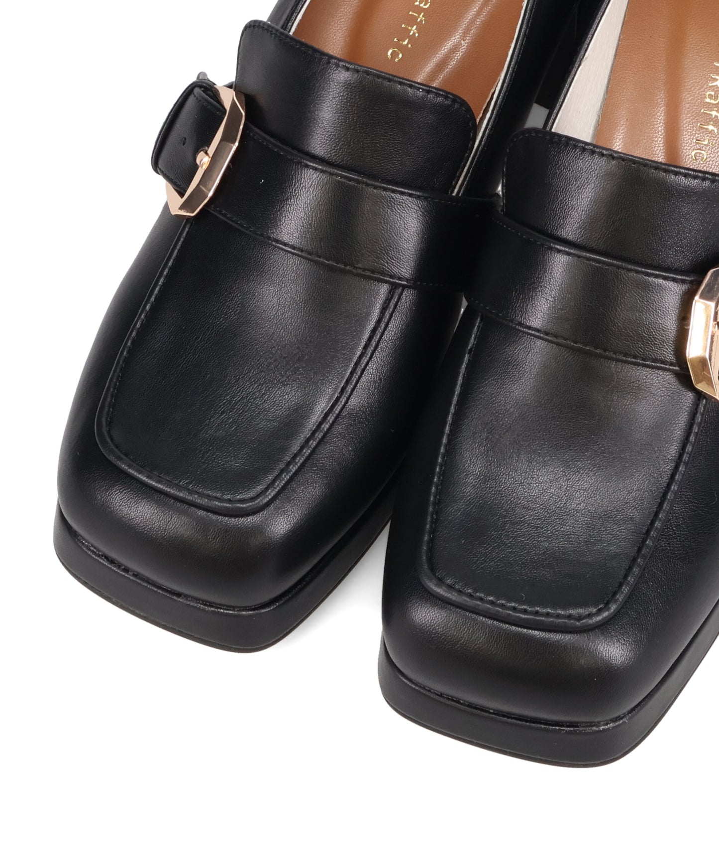 プラットフォームベルトローファー/61103