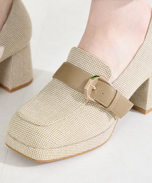 プラットフォームベルトローファー/61103