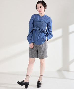 プラットフォームベルトローファー/61103