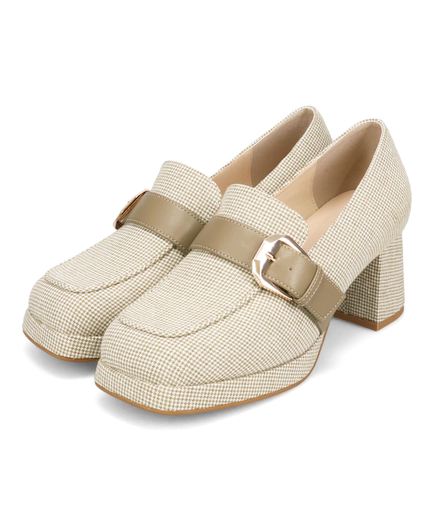 プラットフォームベルトローファー/61103