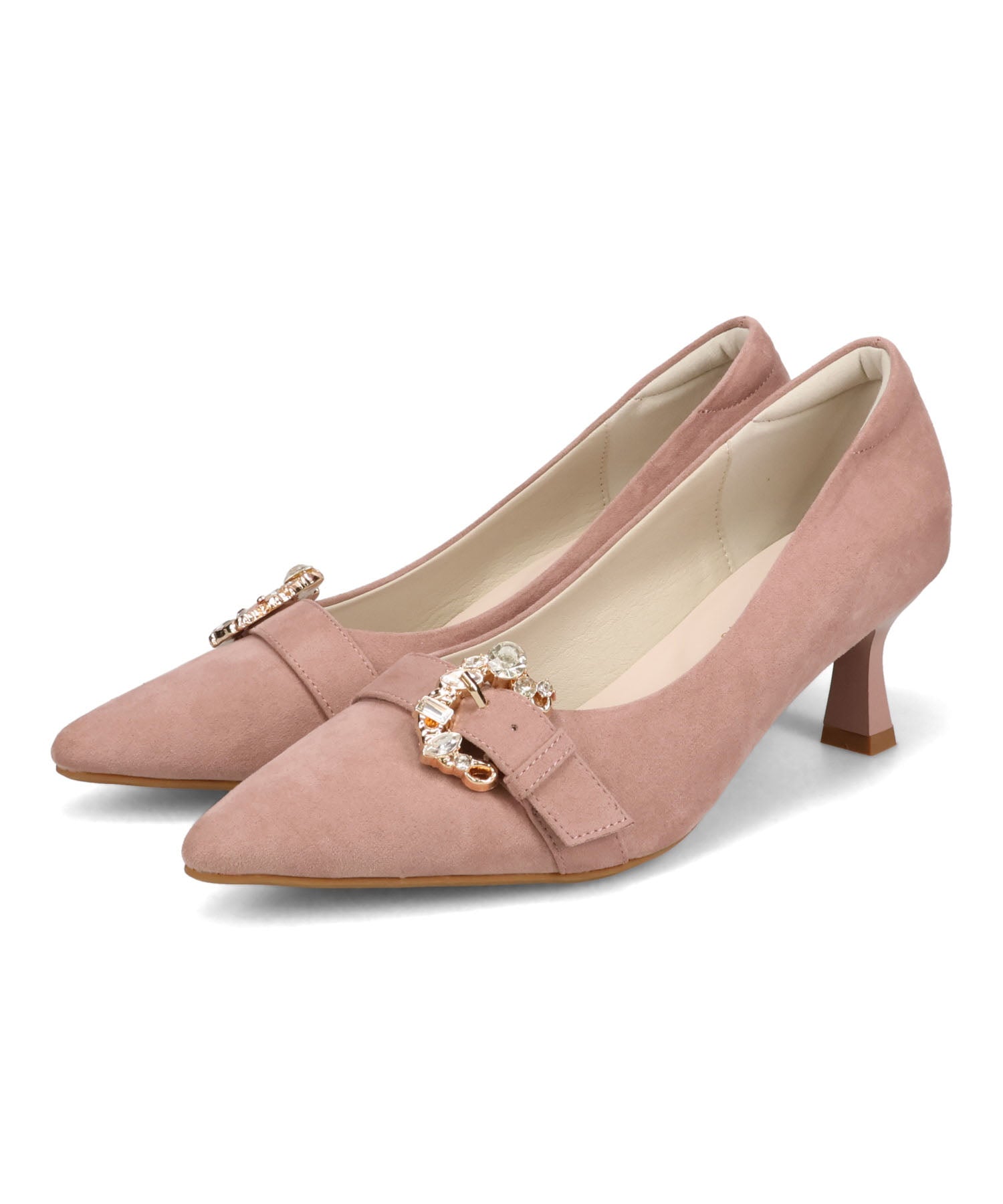 ビジューバックルヒールパンプス/61104 – ORIENTALTRAFFIC