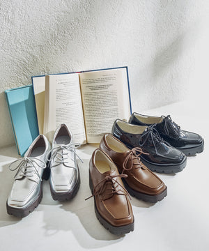 【WEB先行予約/2月下旬発売予定】ボリュームソールレースアップシューズ/61105