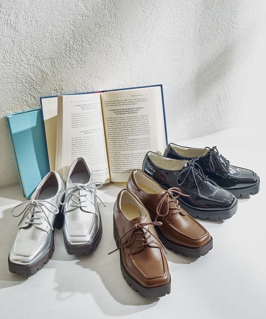 【WEB先行予約/2月下旬発売予定】ボリュームソールレースアップシューズ/61105