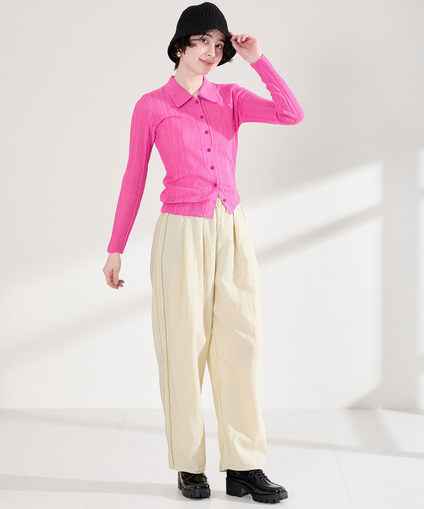 【WEB先行予約/2月下旬発売予定】ボリュームソールレースアップシューズ/61105