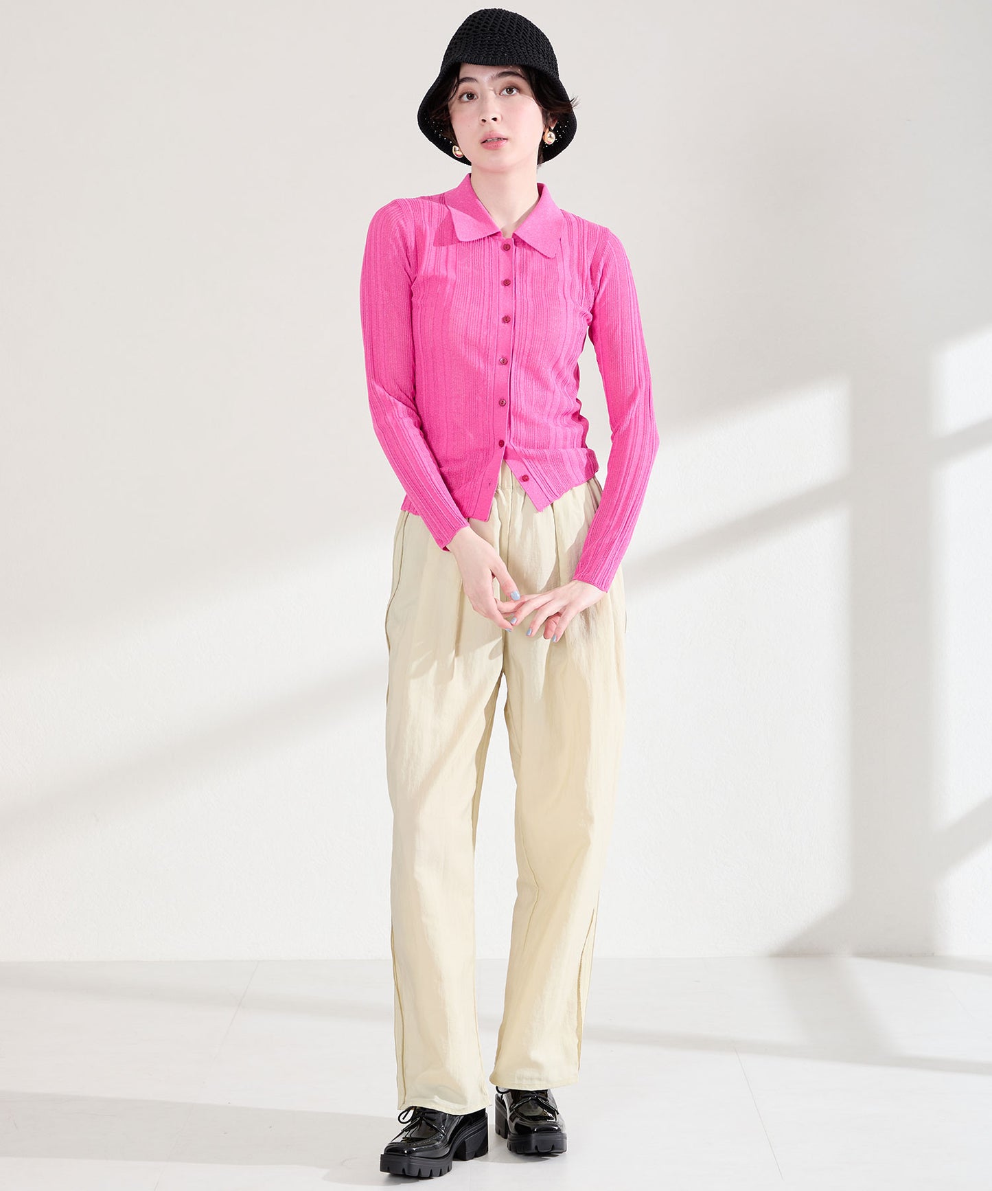 【WEB先行予約/2月下旬発売予定】ボリュームソールレースアップシューズ/61105