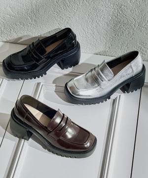 【WEB先行予約/2月中旬発売予定】厚底ヒールローファー/61106