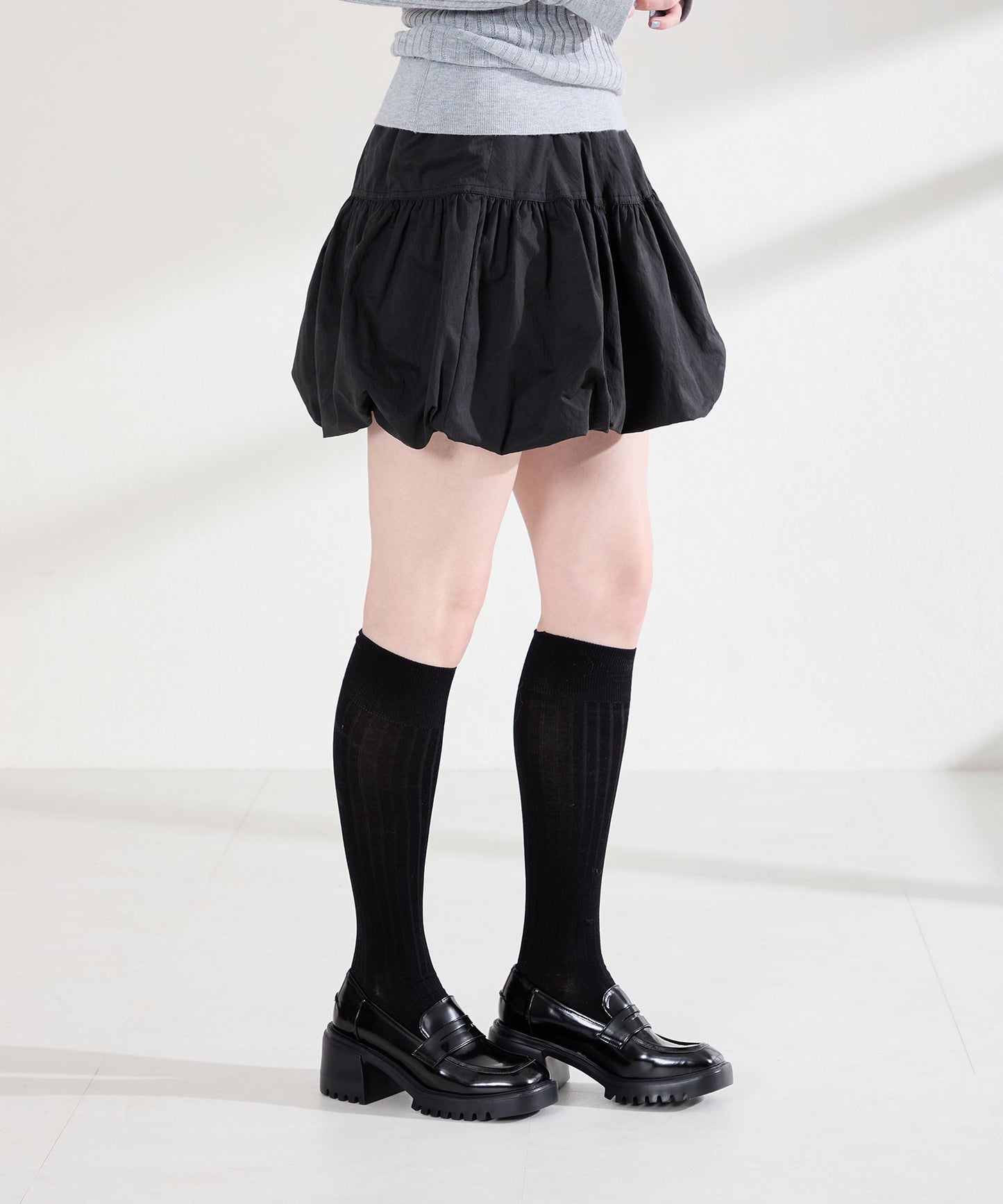 【WEB先行予約/2月中旬発売予定】厚底ヒールローファー/61106