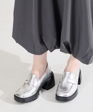【WEB先行予約/2月中旬発売予定】厚底ヒールローファー/61106