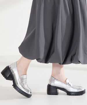 【WEB先行予約/2月中旬発売予定】厚底ヒールローファー/61106