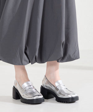 【WEB先行予約/2月中旬発売予定】厚底ヒールローファー/61106