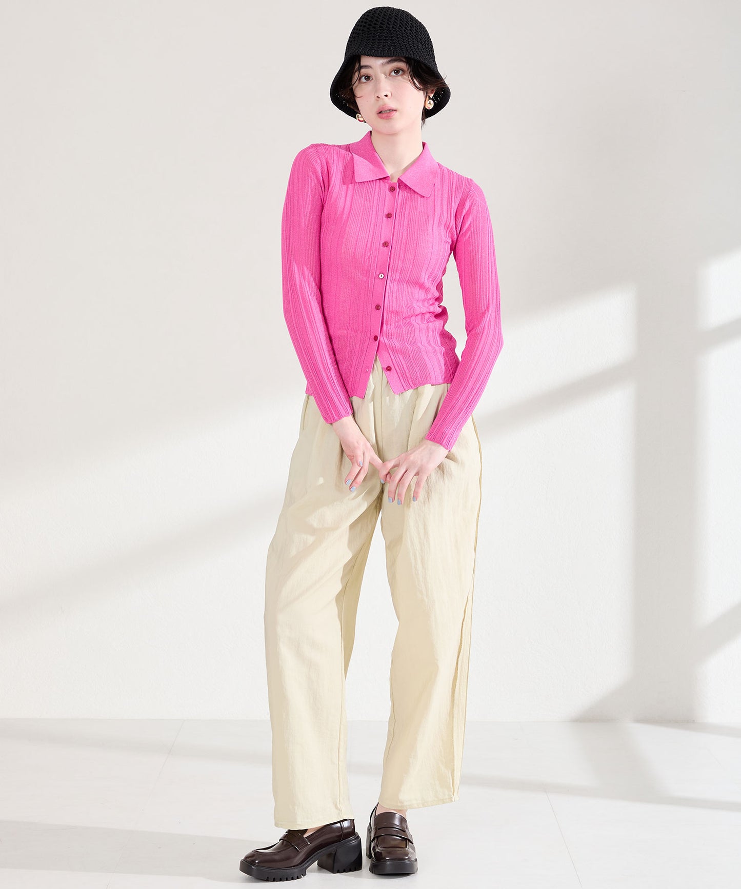 【WEB先行予約/2月中旬発売予定】厚底ヒールローファー/61106