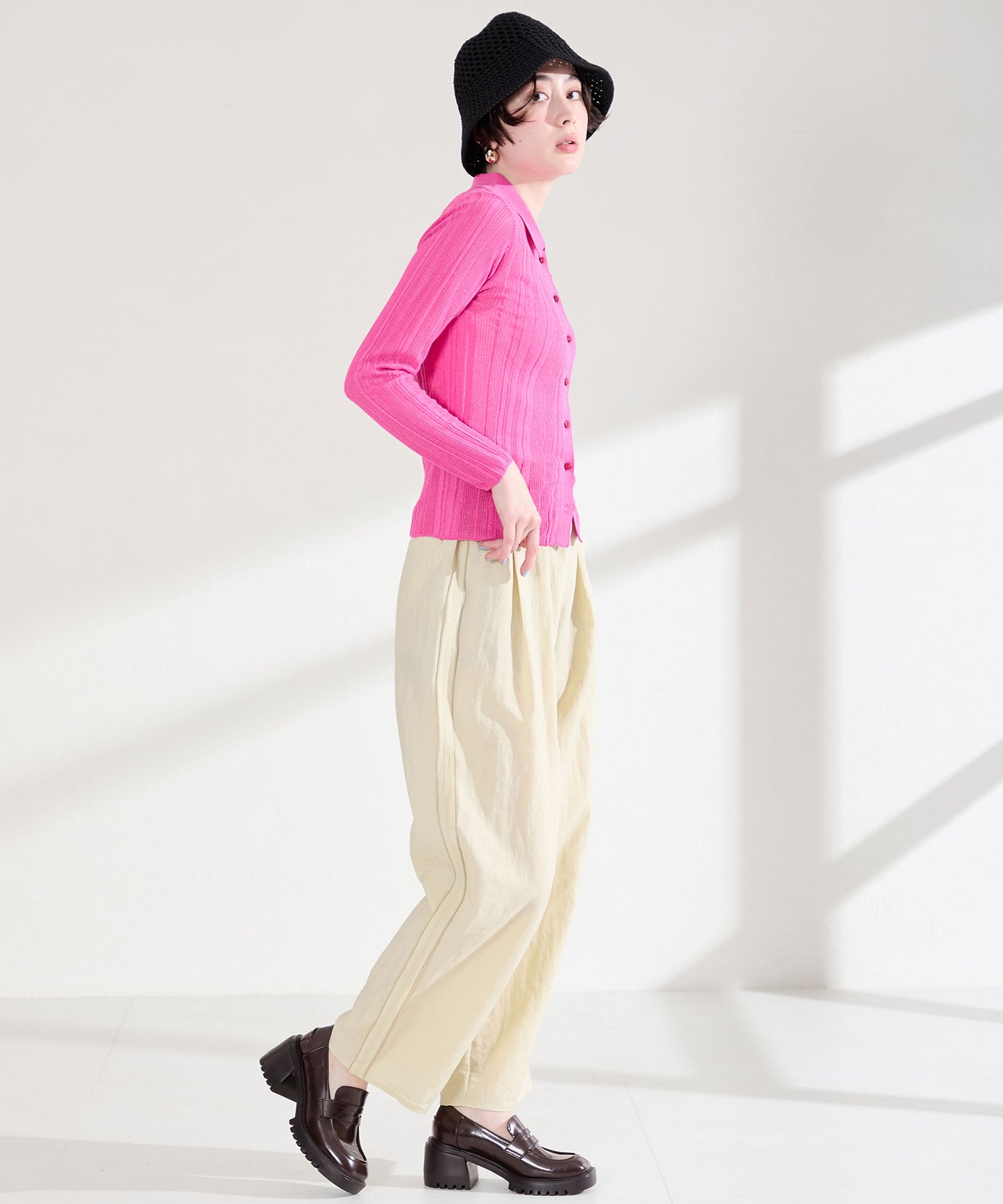 【WEB先行予約/2月中旬発売予定】厚底ヒールローファー/61106