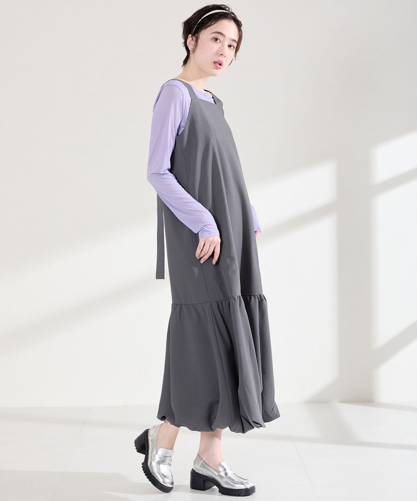 【WEB先行予約/2月中旬発売予定】厚底ヒールローファー/61106