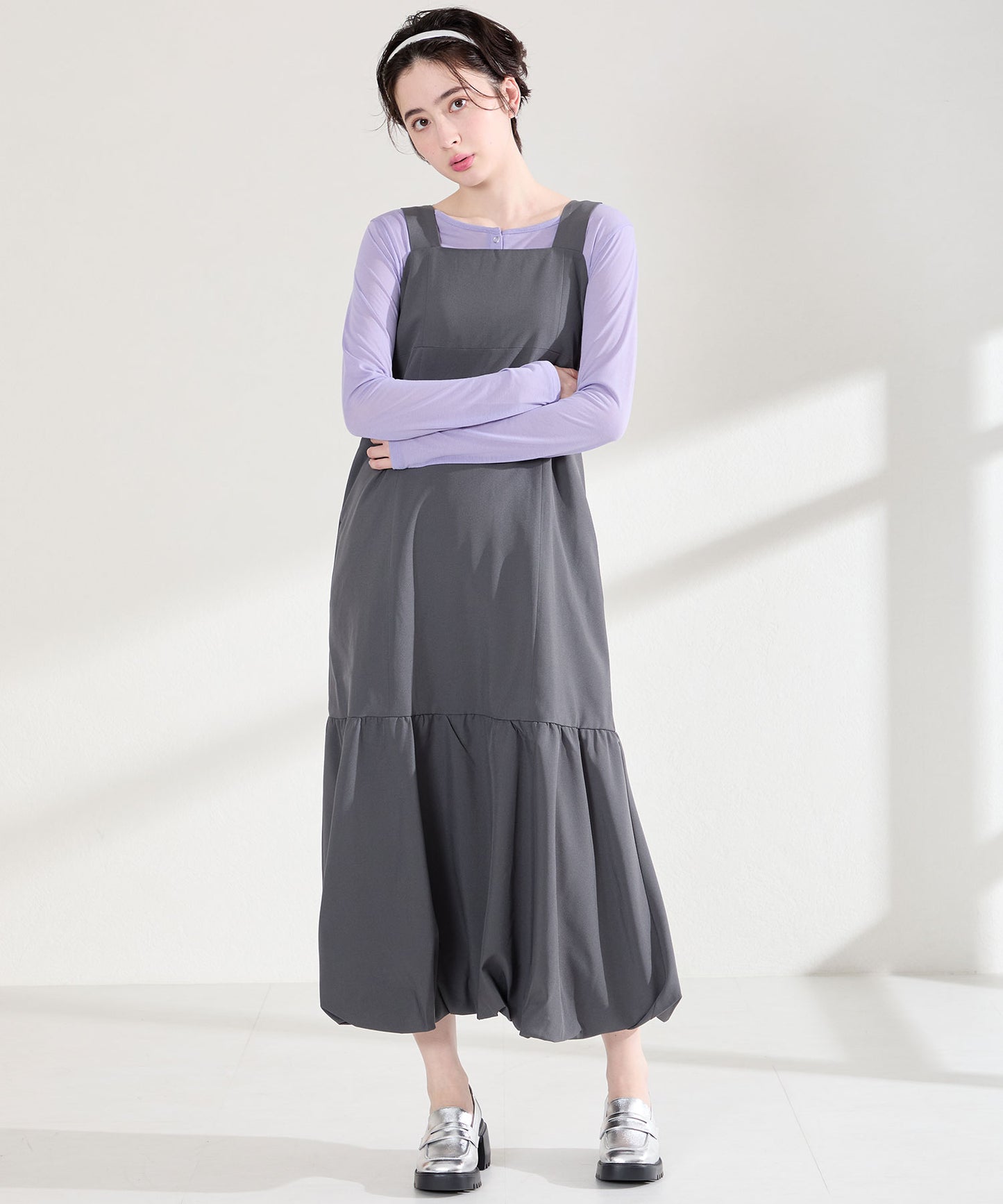 【WEB先行予約/2月中旬発売予定】厚底ヒールローファー/61106