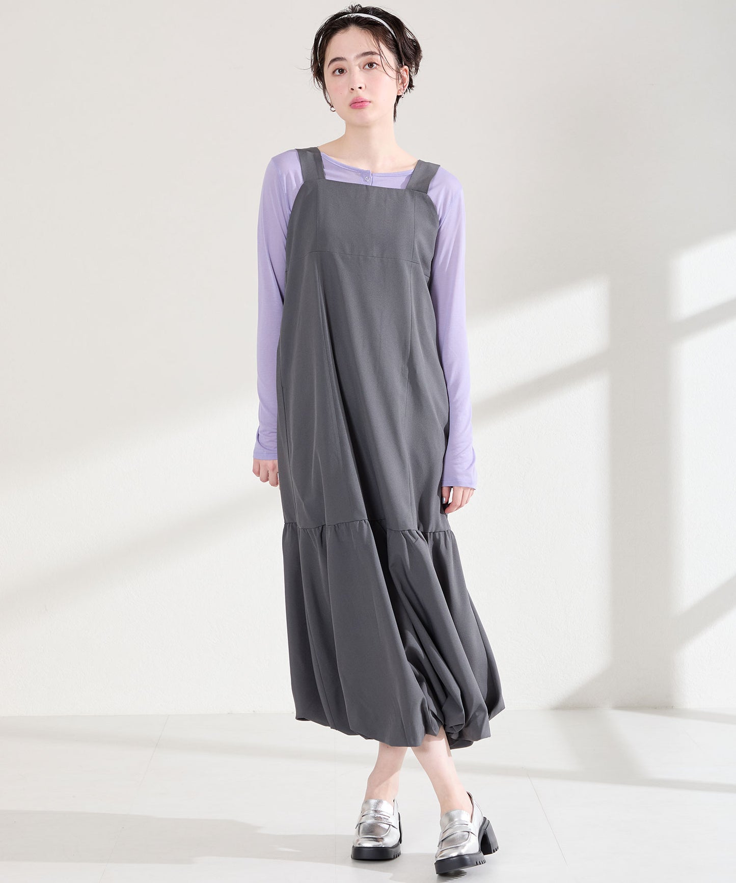 【WEB先行予約/2月中旬発売予定】厚底ヒールローファー/61106