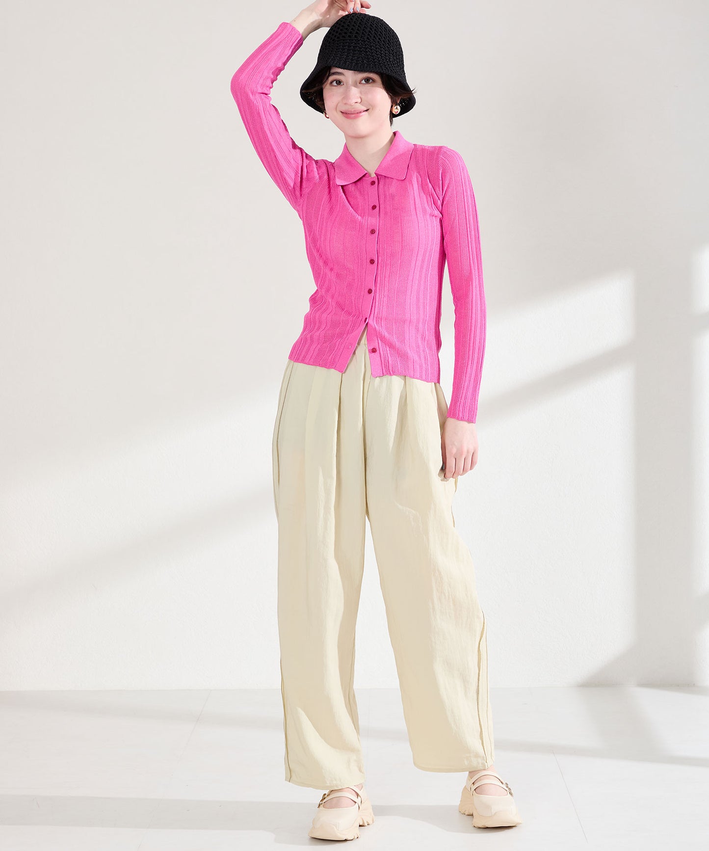 【WEB先行予約/2月下旬発売予定】ダブルストラップスニーカーソールシューズ/61107