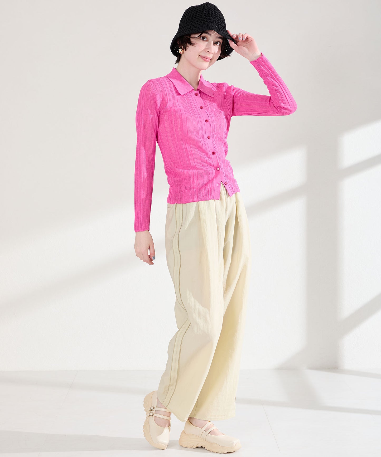 【WEB先行予約/2月下旬発売予定】ダブルストラップスニーカーソールシューズ/61107