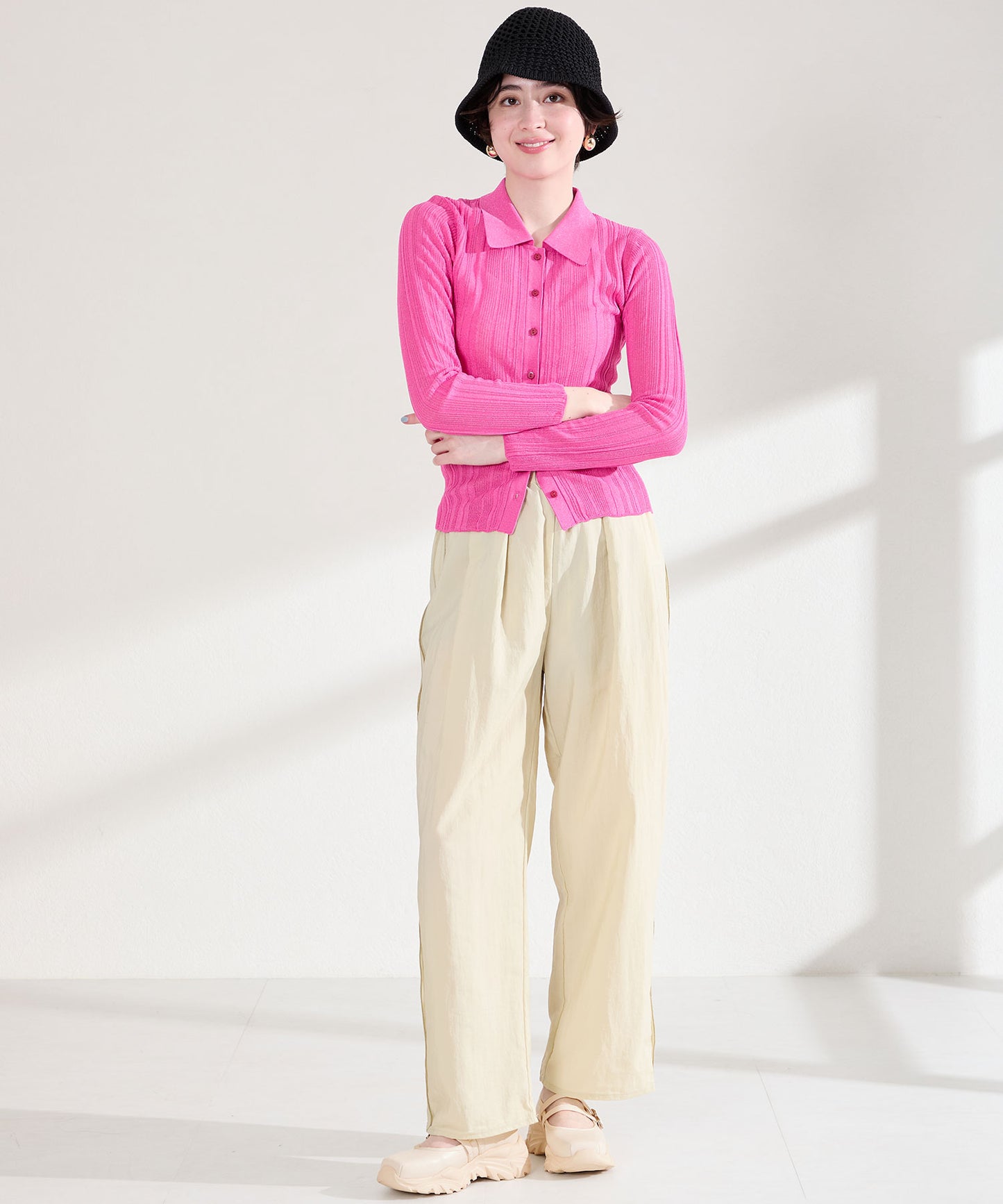 【WEB先行予約/2月下旬発売予定】ダブルストラップスニーカーソールシューズ/61107