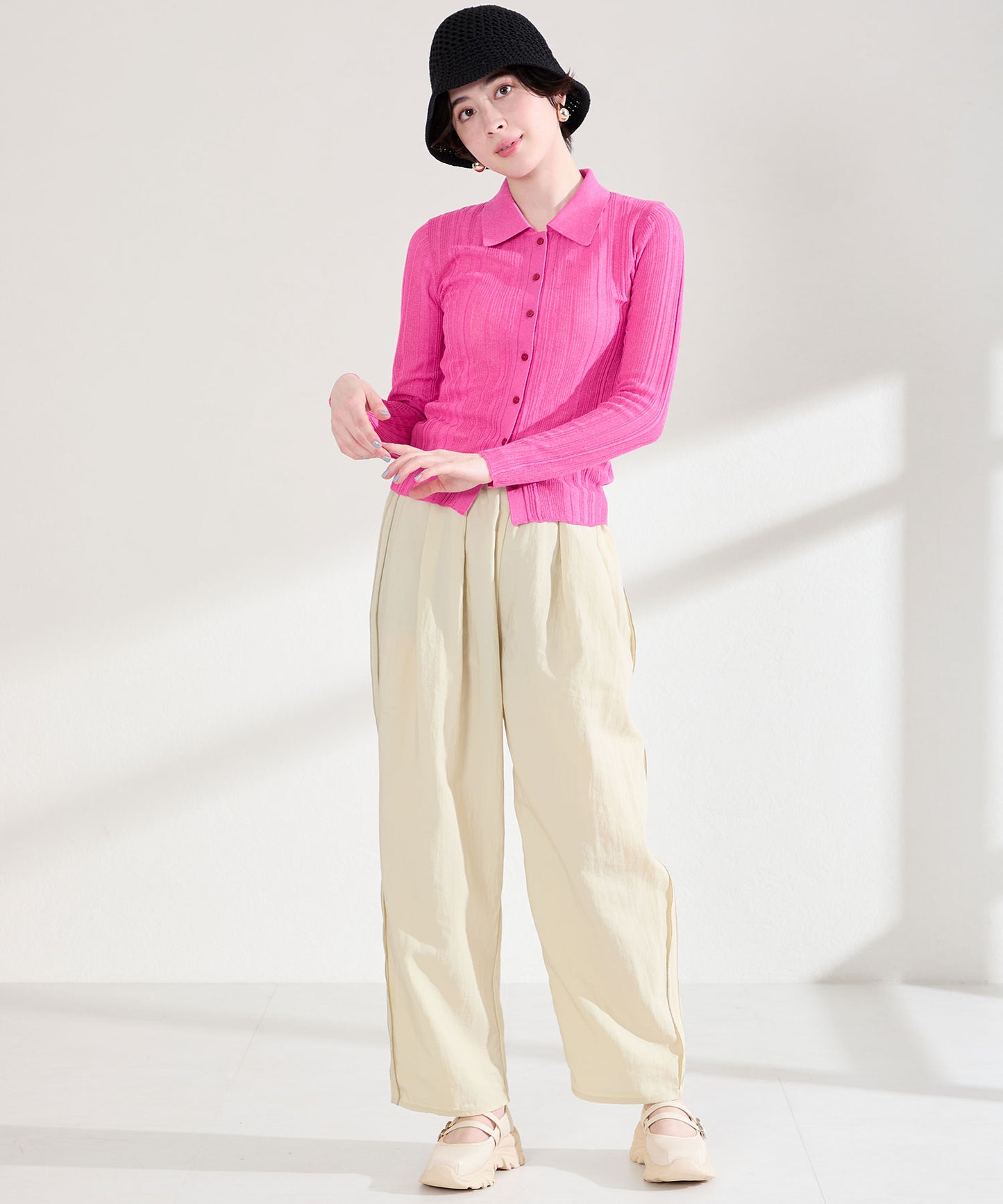 【WEB先行予約/2月下旬発売予定】ダブルストラップスニーカーソールシューズ/61107