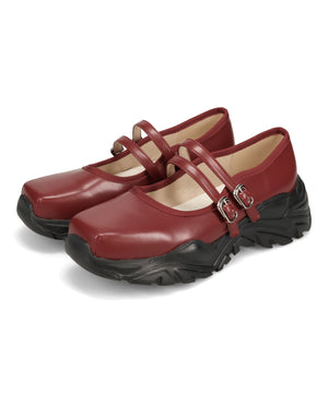 【WEB先行予約/2月下旬発売予定】ダブルストラップスニーカーソールシューズ/61107