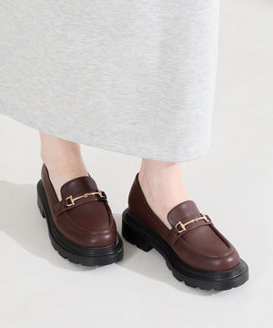 【WEB先行予約/2月中旬発売予定】ビットモチーフ厚底ローファー/61108