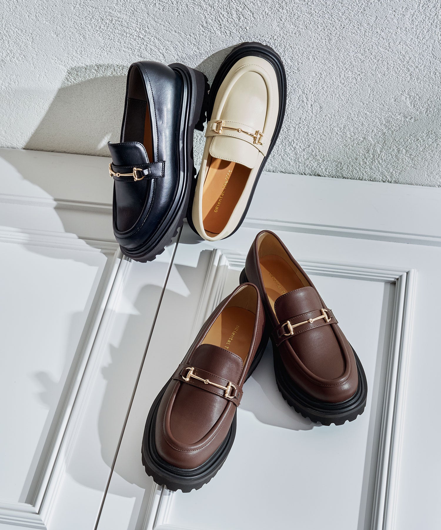 WEB先行予約/2月中旬発売予定】ビットモチーフ厚底ローファー/61108