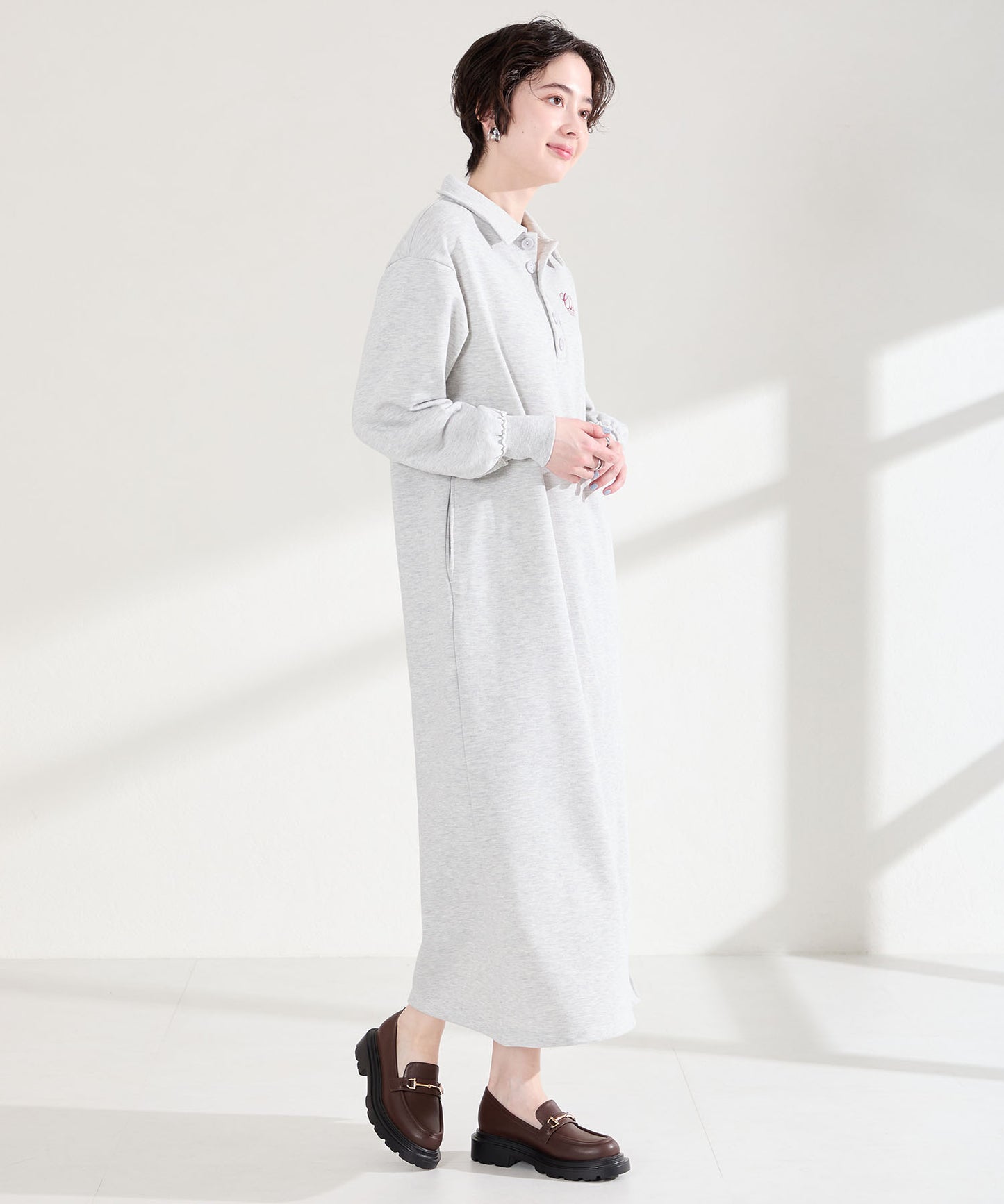 【WEB先行予約/2月中旬発売予定】ビットモチーフ厚底ローファー/61108