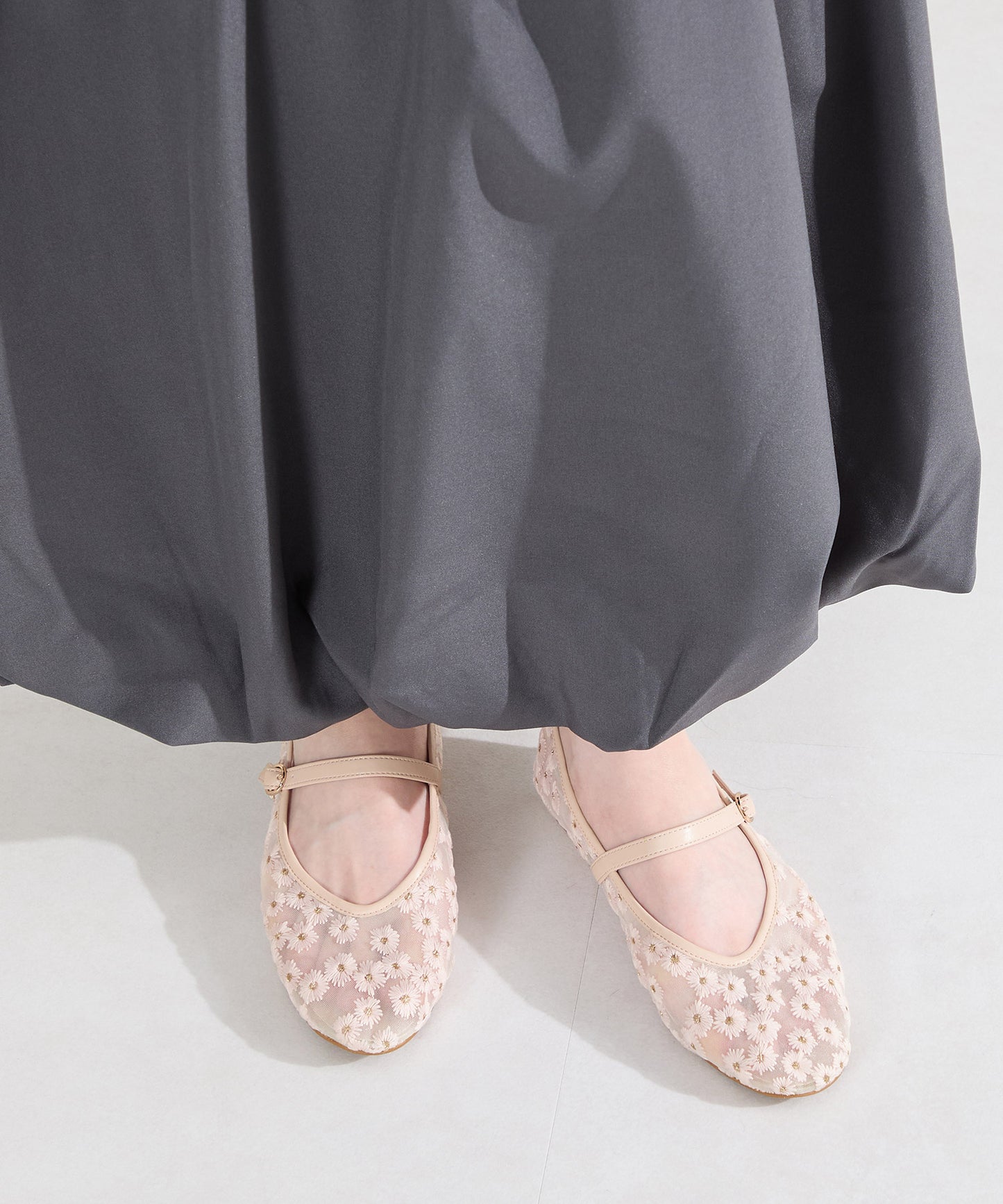 【WEB先行予約/2月中旬発売予定】シアーメリージェーンパンプス/61109