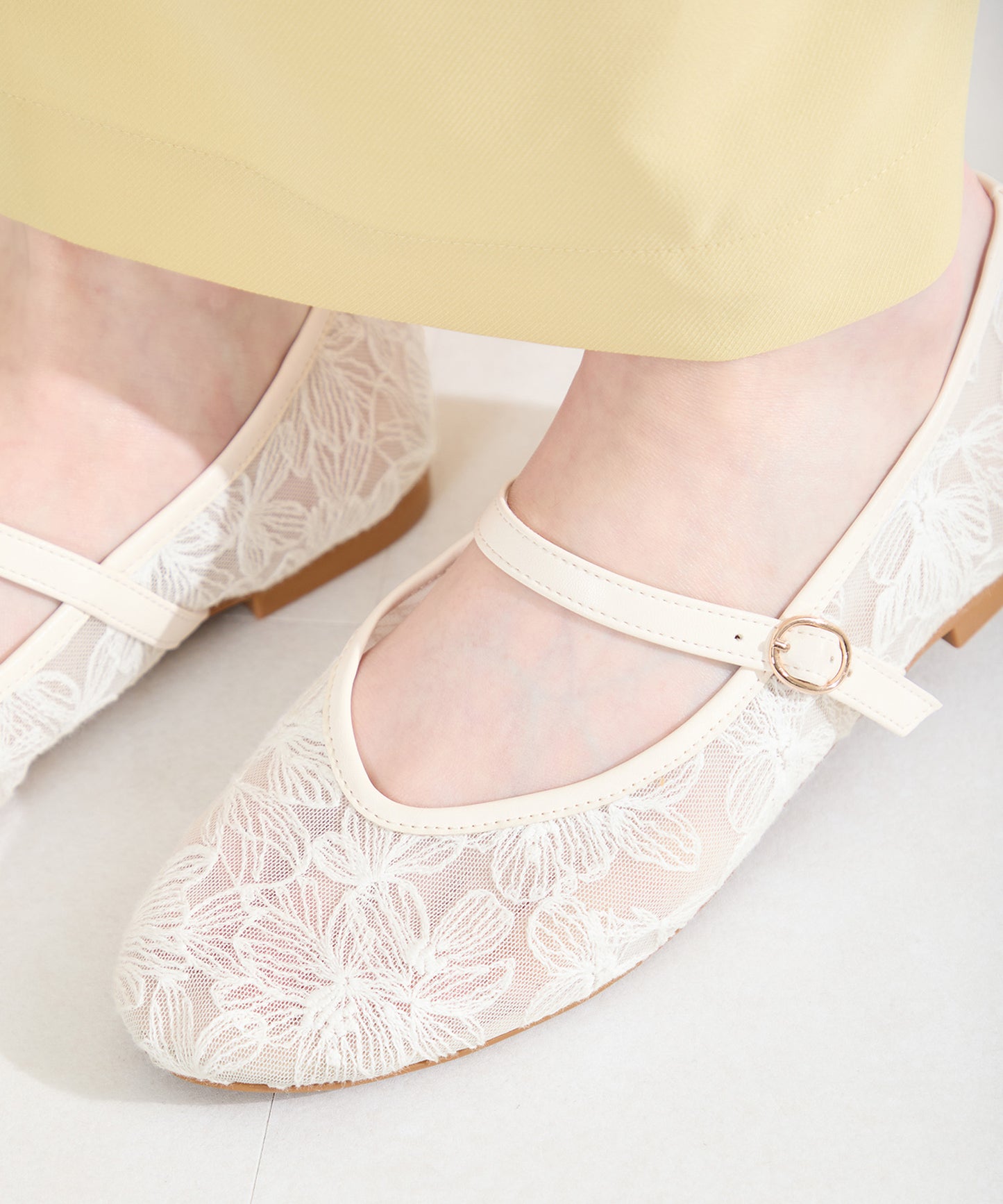 【WEB先行予約/2月中旬発売予定】シアーメリージェーンパンプス/61109