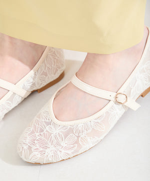 【WEB先行予約/2月中旬発売予定】シアーメリージェーンパンプス/61109