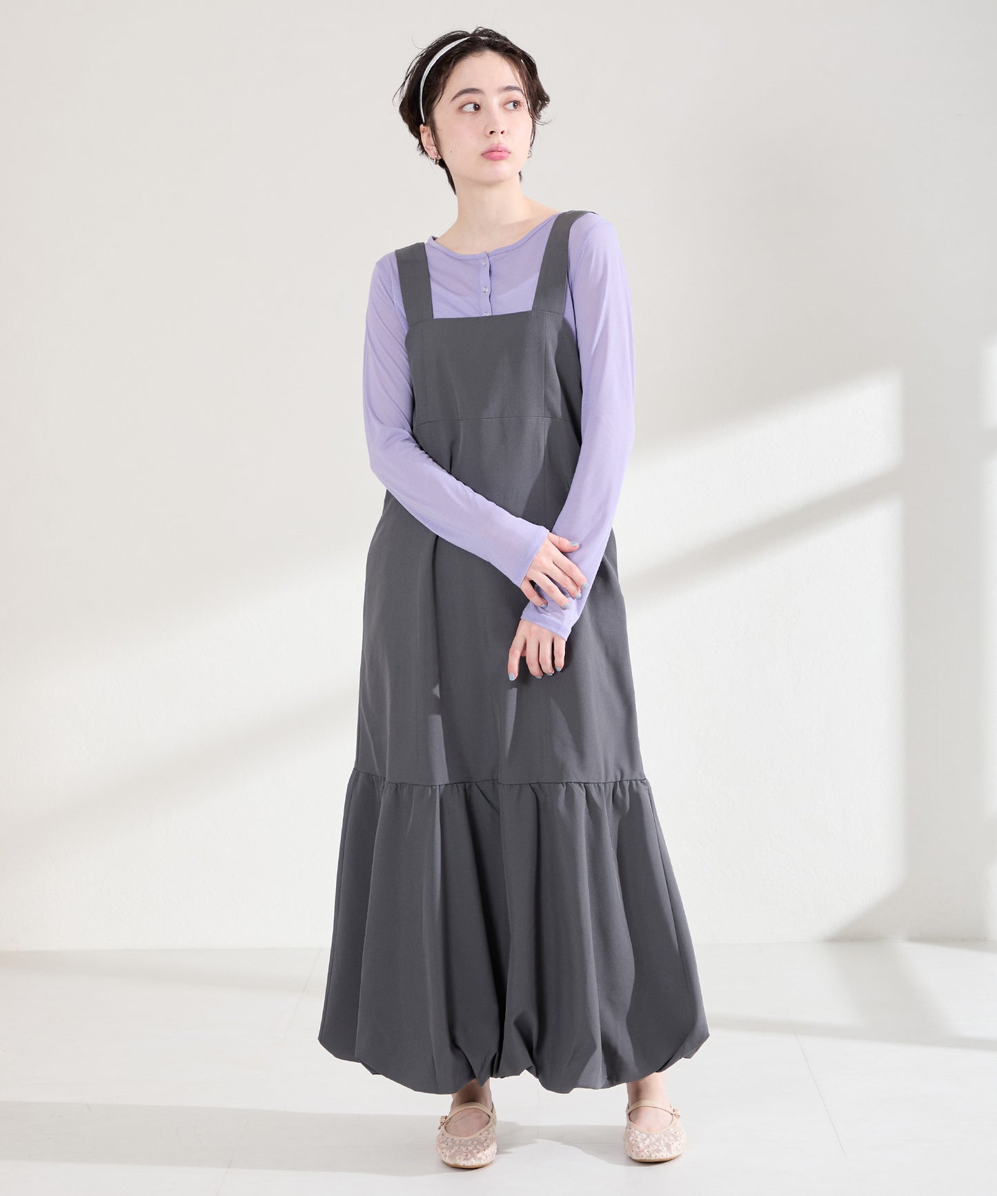 【WEB先行予約/2月中旬発売予定】シアーメリージェーンパンプス/61109